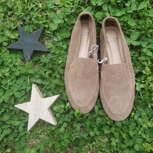 Mila Womens Suede Loafers